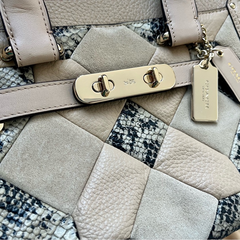 Coach Patchwork Swagger Bag - Picture 6 of 12